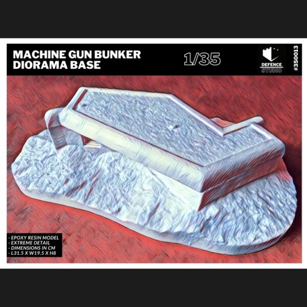 35013 - Machine Gun Bunker Diorama Base (1/35)
