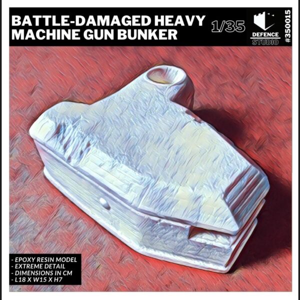 35015 - Battle Damaged heavy Machine Gun Bunker (1/35)