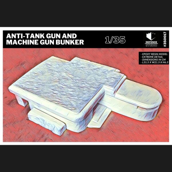 35017 - Anti Tank Gun And Machine Gun Bunker (1/35)