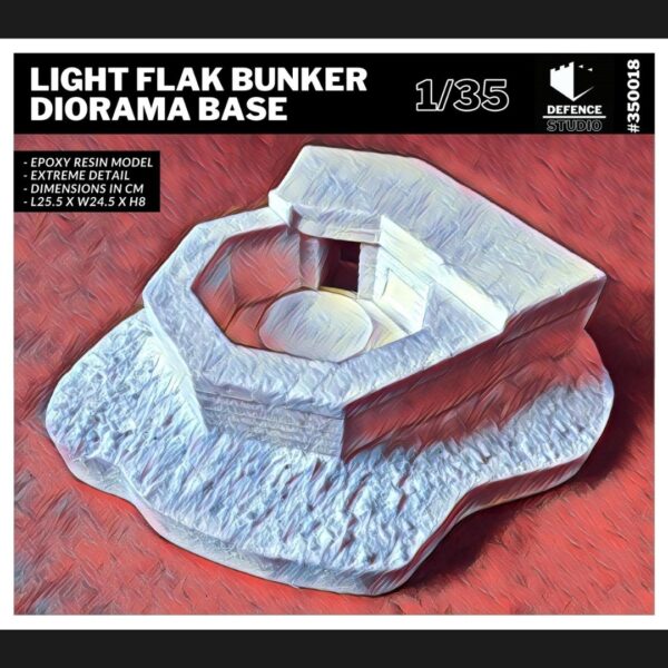 35018 - Light Flak Bunker Diorama Base (1/35)