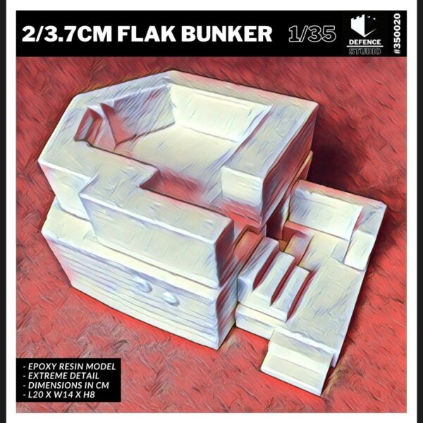 35020 - 2-3,7cm Flakbunker (1/35)
