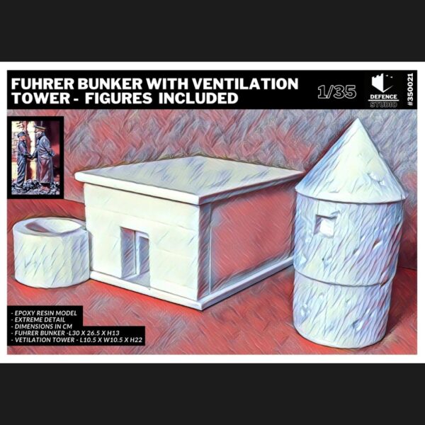 35021 - Fuhrer Bunker With Ventilation Tower - Figures Included (1/35)