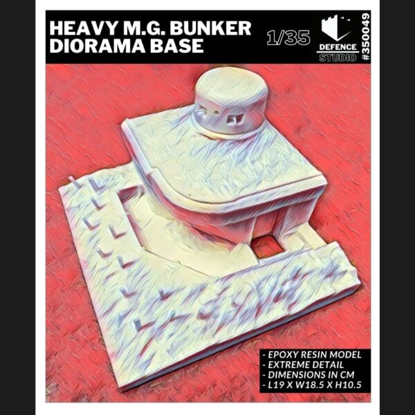 35049 - Heavy MG Bunker Diorama Base (1/35)